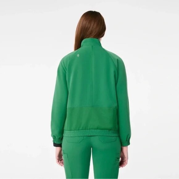 Figs Sydney Scrub Jacket in Indocyanine Green Size Small - Picture 2 of 5